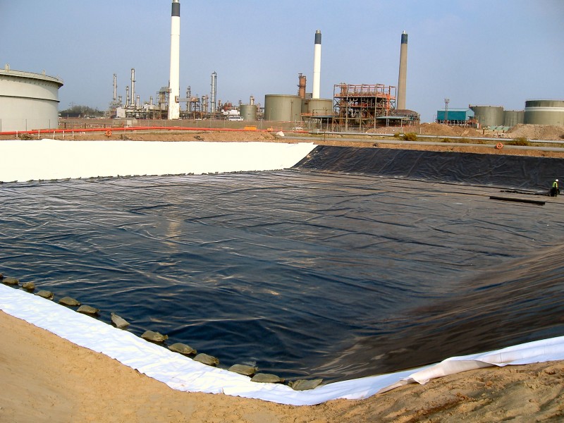 Milford Haven Firewater Pond Lining, Pembrokeshire