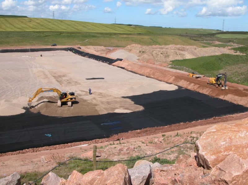 Stoneyhill Landfill Cell Lining, Peterhead, Aberdeenshire