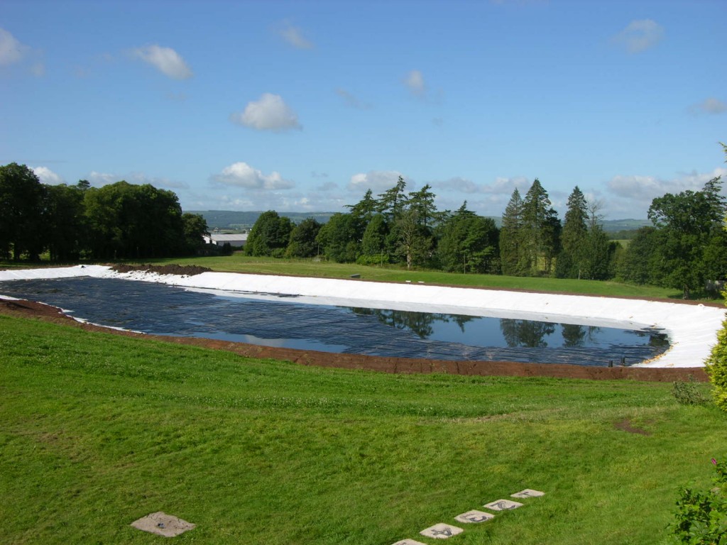 Watersports Lake Lining Canoe pond, South Scotland