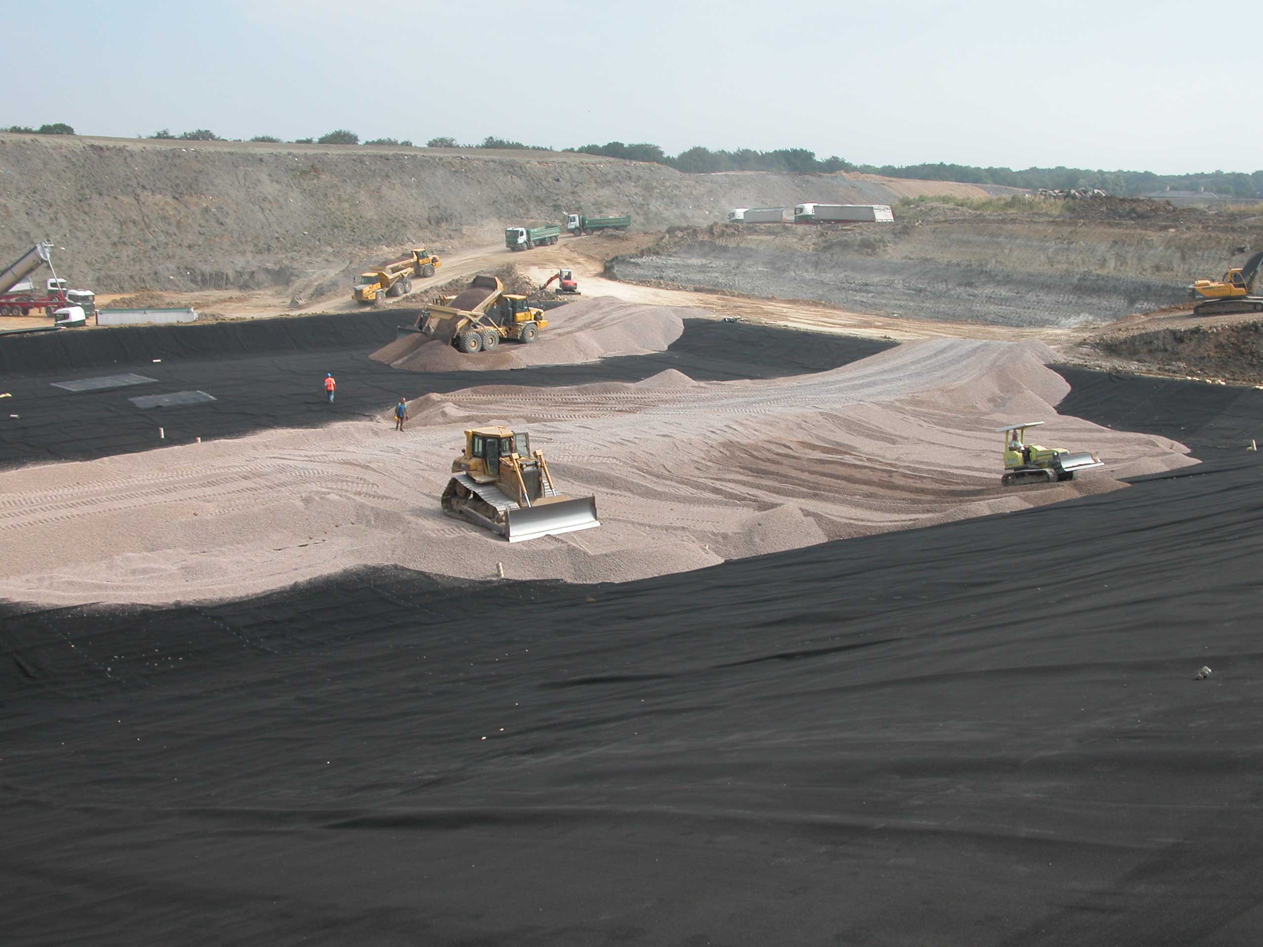 Geomembrane Lining Kingscliffe Landfill