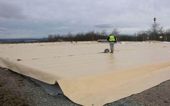 Reservoir Roof for water treatment works