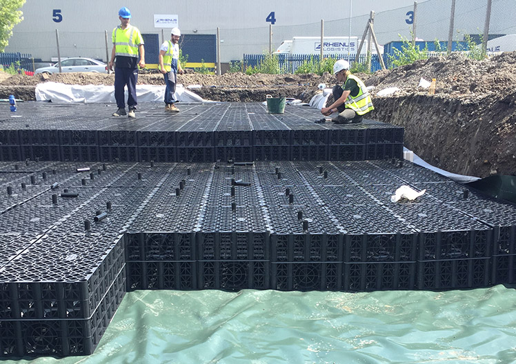 Longbridge Road, Manchester: Attenuation Tank Installation